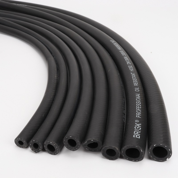 3/8 Inch Nitrile Low Pressure Rubber Hose Oil Diesel Resistant Black Gasoline Inlet Return Line NBR Clamp Wire Custom Cutting - 图片 6