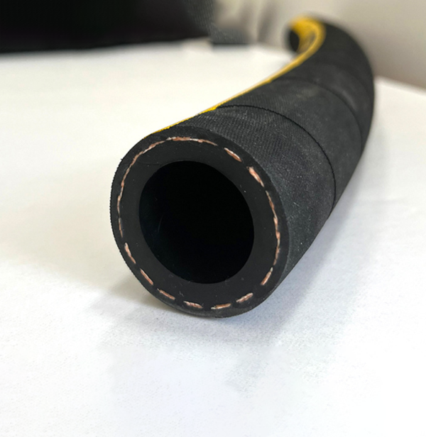 Hot Sale Black Rubber Hose Flexible Textile Braided Industrial Water Gas Oil Hose Custom Cutting Processing Service - 图片 3