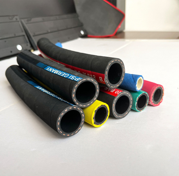 2 Inch Flexible Rubber Hose Industrial Black Water Supply and Drain Hose Cotton Braided R6 R7 Model - 图片 4