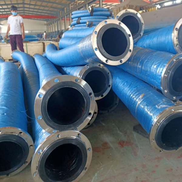 Industrial 8 Inch 6 Inch 20ft Mining Rubber Dredging Hose Flexible Water Suction Steel Wire Custom Cutting Oil Hose - 图片 6